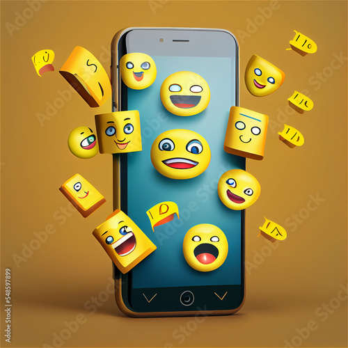 Smartphone with crazy icons