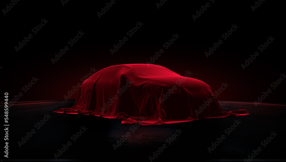 car reveal background car showcase concept background with copy space - obrazy, fototapety, plakaty 