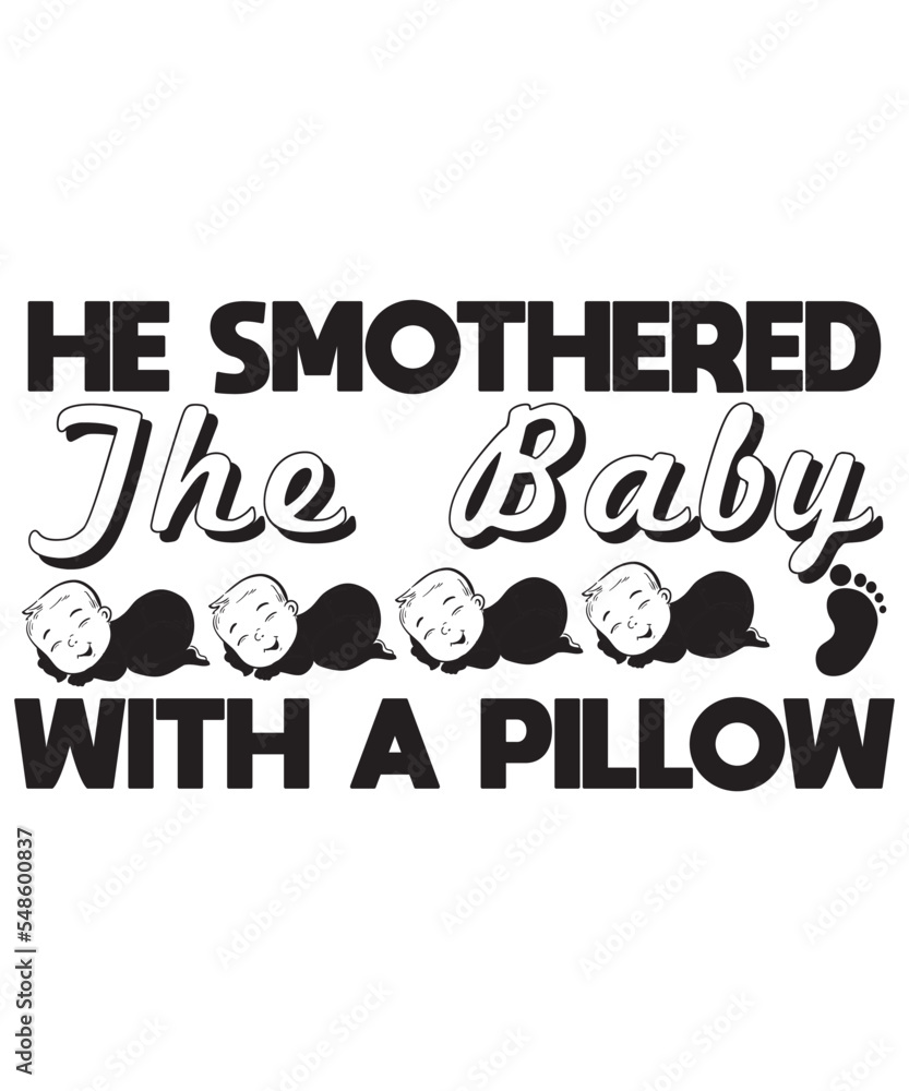 Fototapeta premium he smothered the baby with a pillow