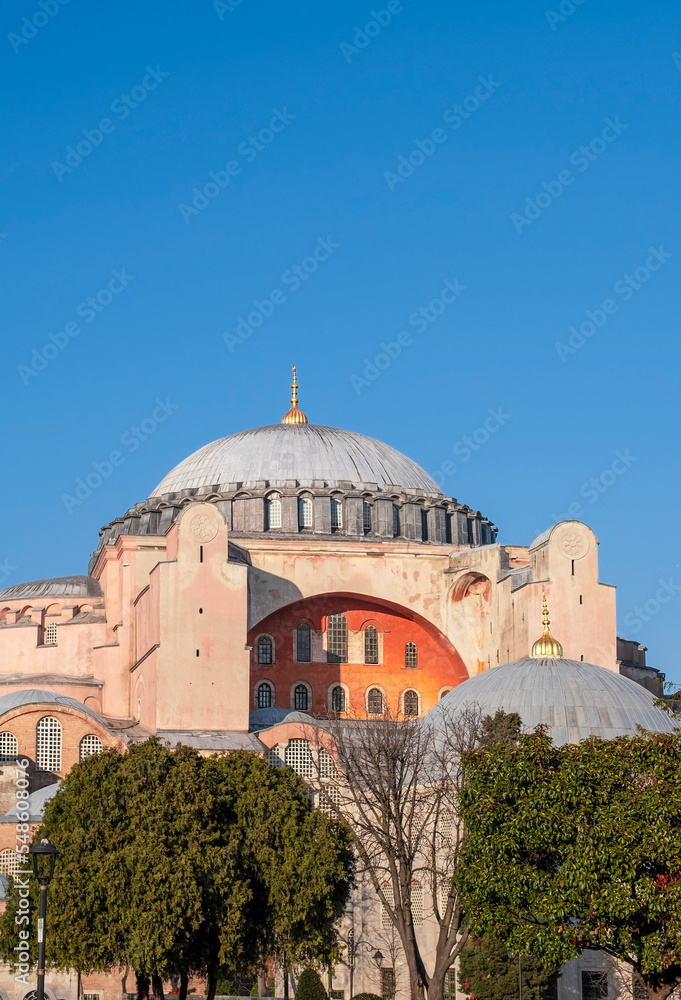 A view from Hagia Sophia. Eminonu, Istanbul