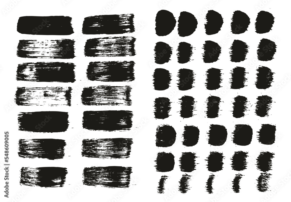 Flat Paint Brush Thick Straight Lines Mix High Detail Abstract Vector Background Mix Set Flat Paint Brush Thick Straight Lines Mix High Detail Abstract Vector Background Mix Set
