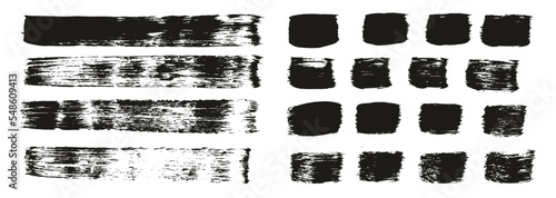 Wallpaper Mural Flat Paint Brush Thick Straight Lines Mix High Detail Abstract Vector Background Mix Set  Torontodigital.ca