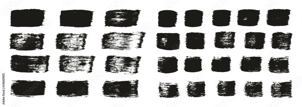 Flat Paint Brush Thick Straight Lines Mix High Detail Abstract Vector Background Mix Set Flat Paint Brush Thick Straight Lines Mix High Detail Abstract Vector Background Mix Set