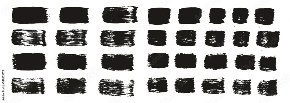 Flat Paint Brush Thick Straight Lines Mix High Detail Abstract Vector Background Mix Set Flat Paint Brush Thick Straight Lines Mix High Detail Abstract Vector Background Mix Set