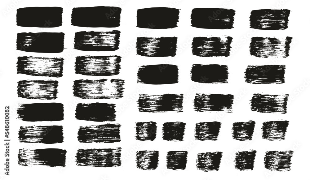 Flat Paint Brush Thick Straight Lines Mix High Detail Abstract Vector Background Mix Set Flat Paint Brush Thick Straight Lines Mix High Detail Abstract Vector Background Mix Set