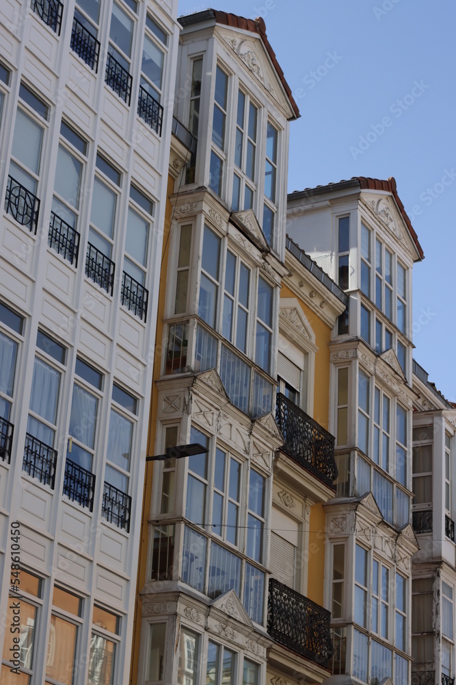 Building in the old town of Vitoria-Gasteiz, Spain