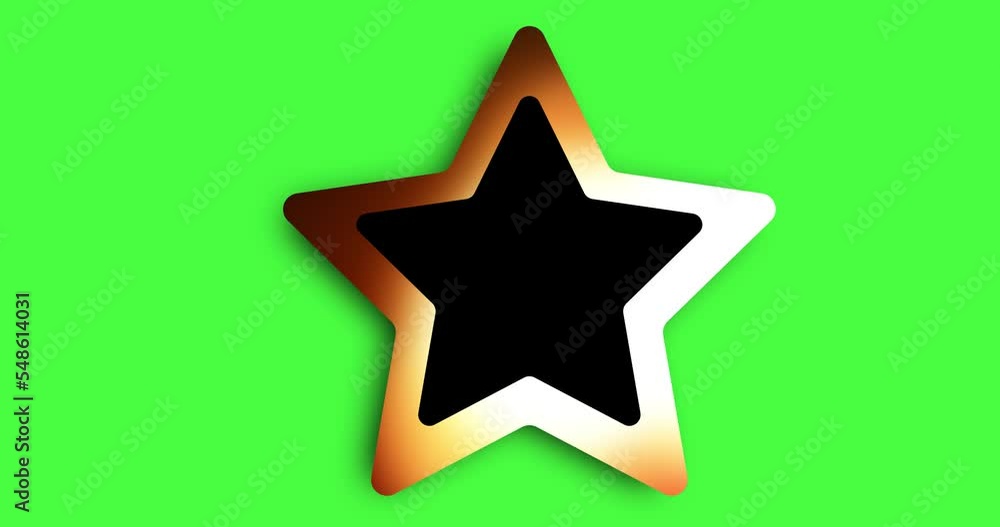 Star animation with black frame on green screen background. The light in the stars twinkles. Star animation with black frame on green screen background. The light in the stars twinkles.