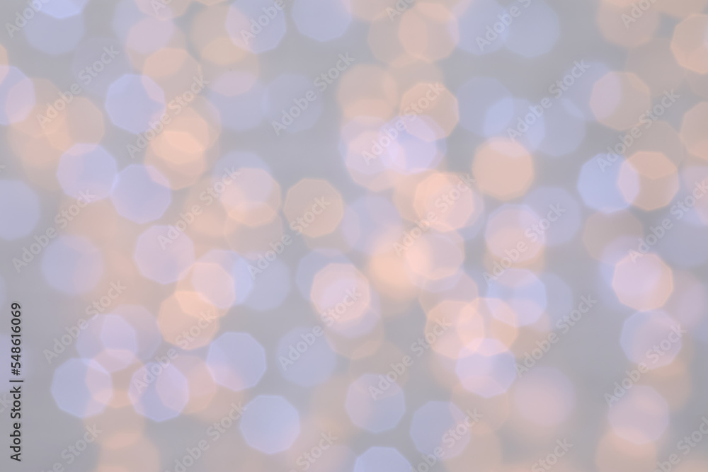 Blurred Christmas lights as background