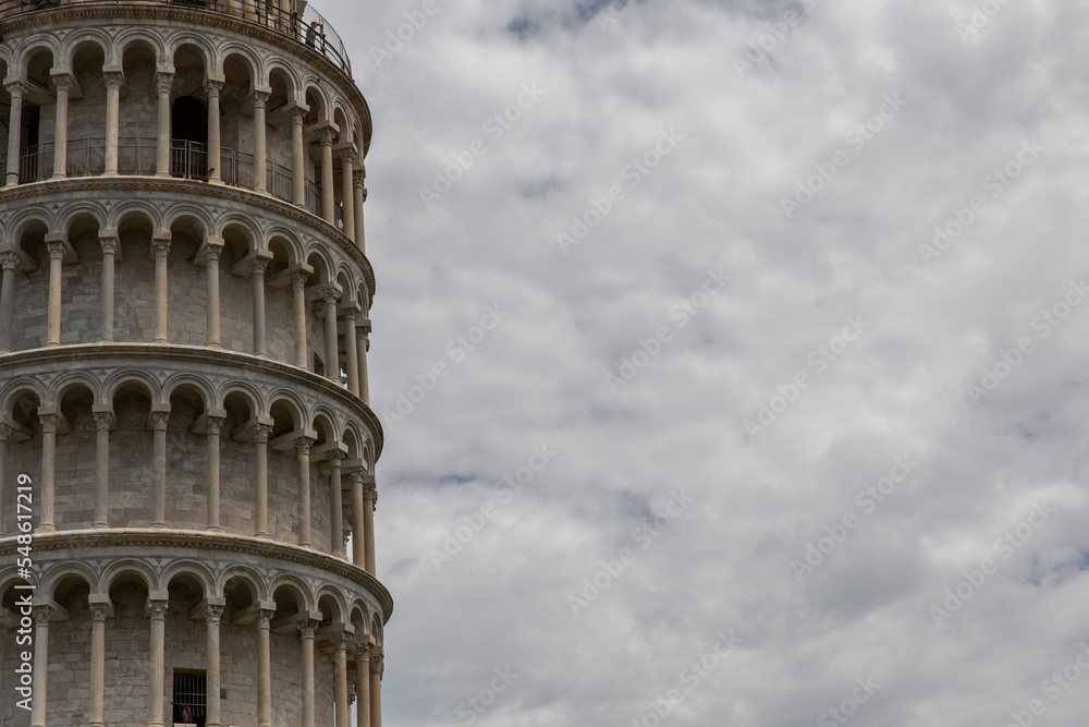 Torre de Pisa encuadre atrevido