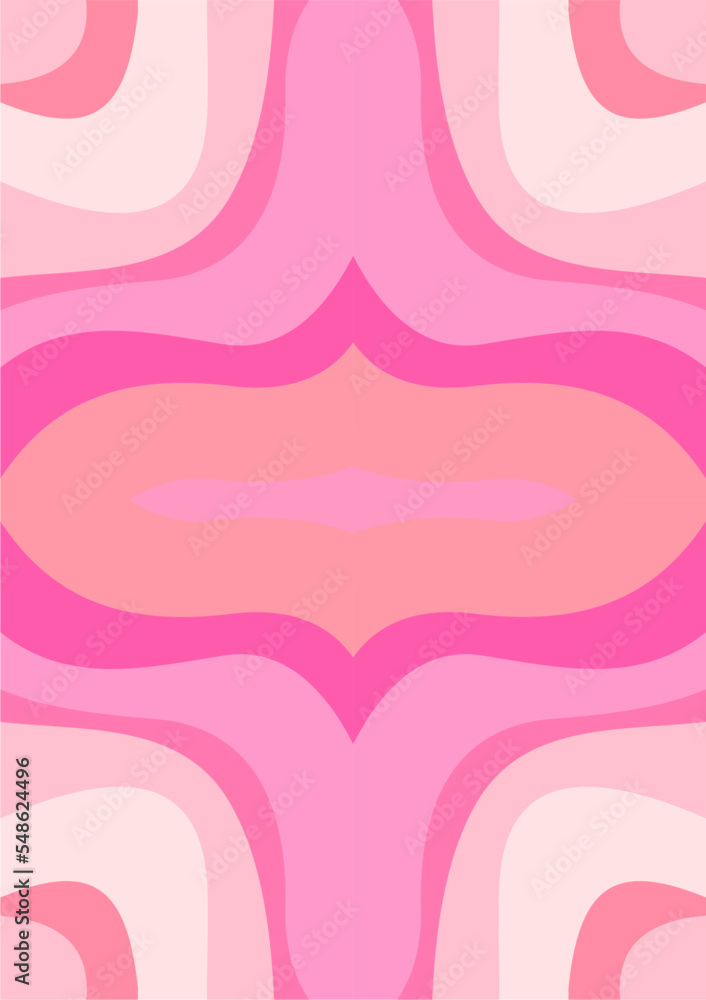 The background image is pink tone, using curves, used in graphics.