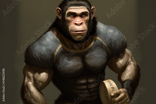 The Chimpanzee Is A Professional Rugby Player