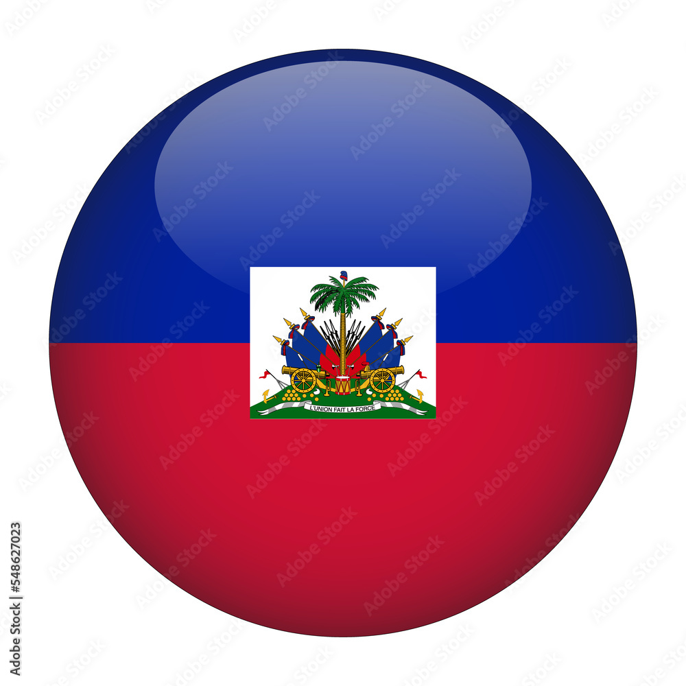 Haiti 3D Rounded Flag with Transparent Background Haiti 3D Rounded Flag with Transparent Background