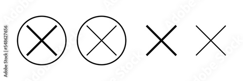 Free Download Close icon vector illustration. Delete sign and symbol. cross sign - GFXLoad
