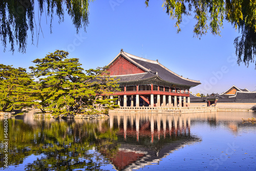 Beautiful scenery of Gyeongbokgung Palace in Seoul, 서울 경복궁의 아름다운 풍경들