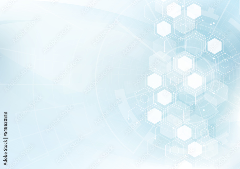 Abstract background hexagons design. Science futuristic energy technology. Hi-tech digital concept. Vector Illustration Abstract background hexagons design. Science futuristic energy technology. Hi-tech digital concept. Vector Illustration