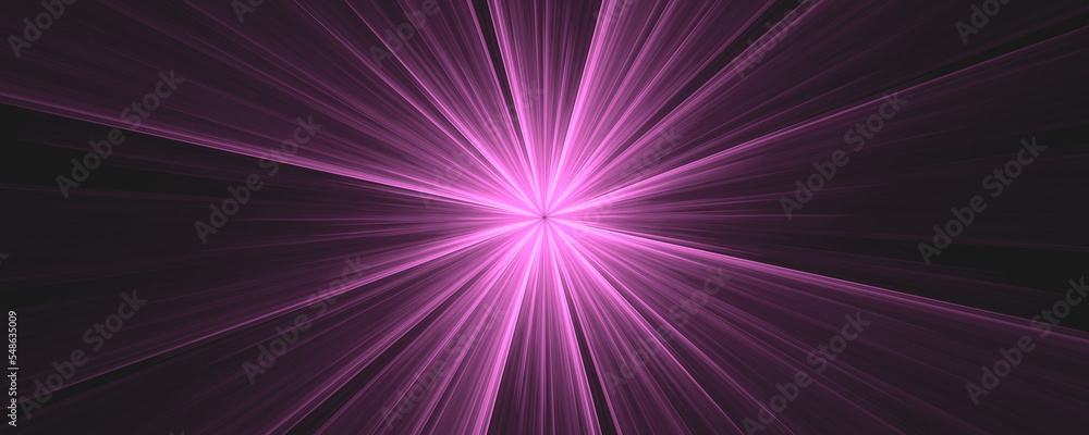 Obraz premium glowing purple color light explosion background