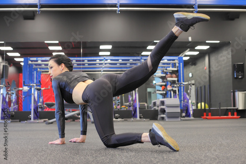 fitness woman exercising in the gym