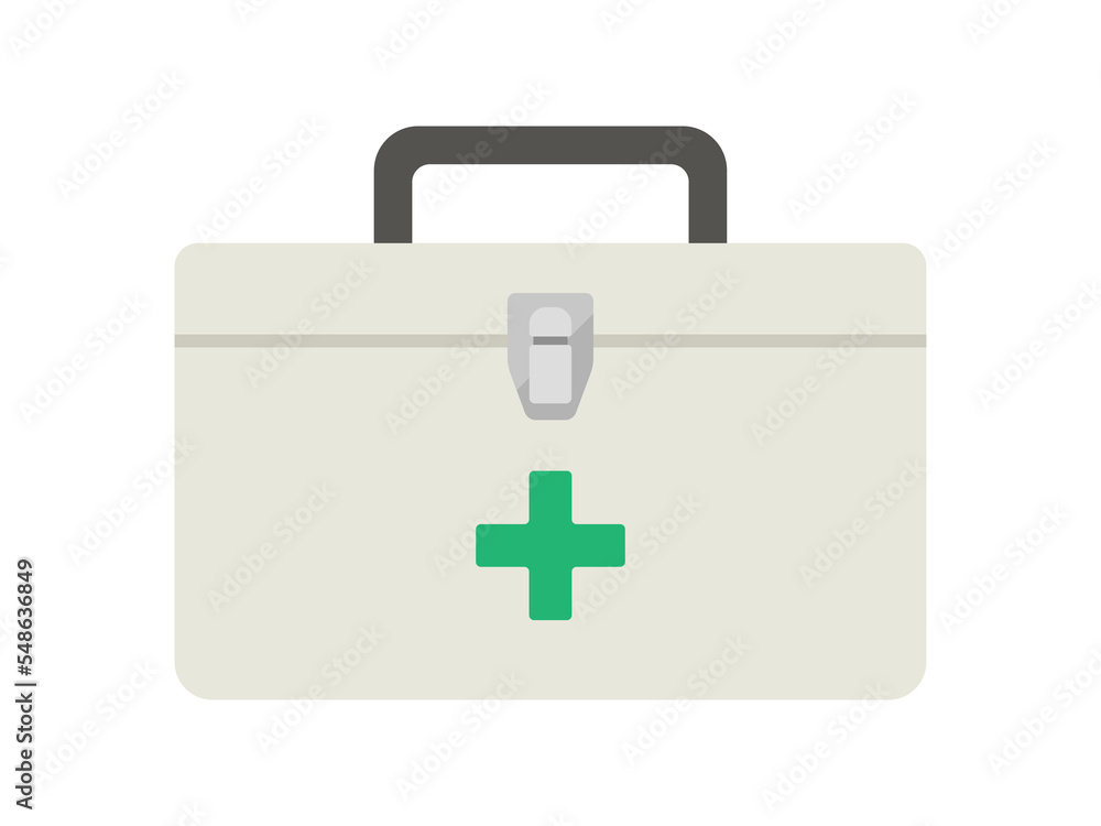 Fototapeta premium 救急箱のイラスト