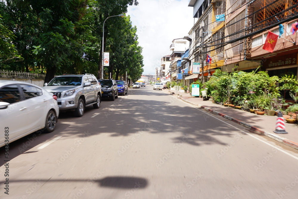 street in the city, asian street