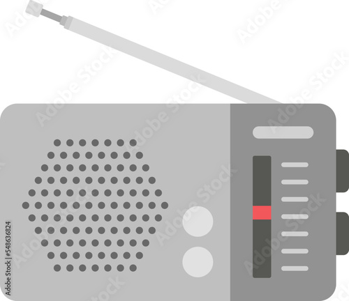 携帯ラジオのイラスト