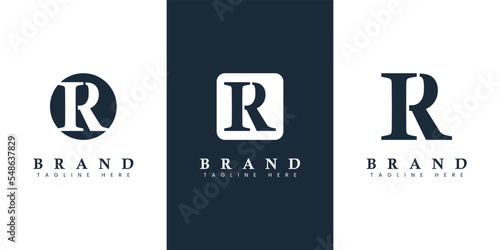 Modern and simple Letter IR Logo, suitable for any business with IR or RI initials.