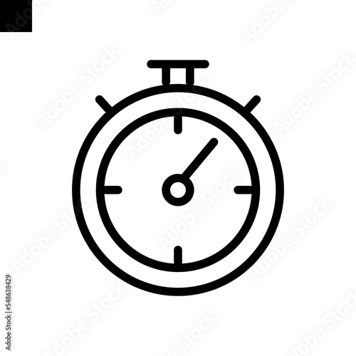 Stopwatch icon vector