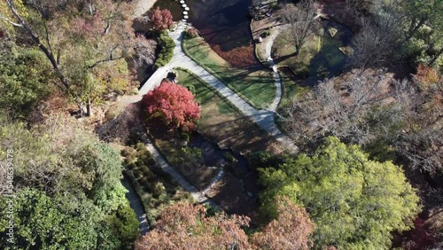 Sky view of park in Richmond Virginia 