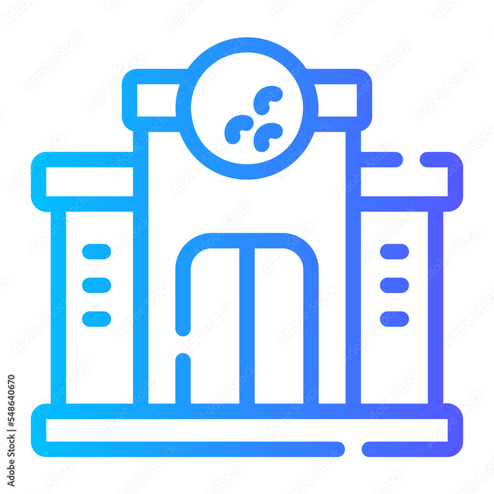 Fototapeta premium golf club gradient icon
