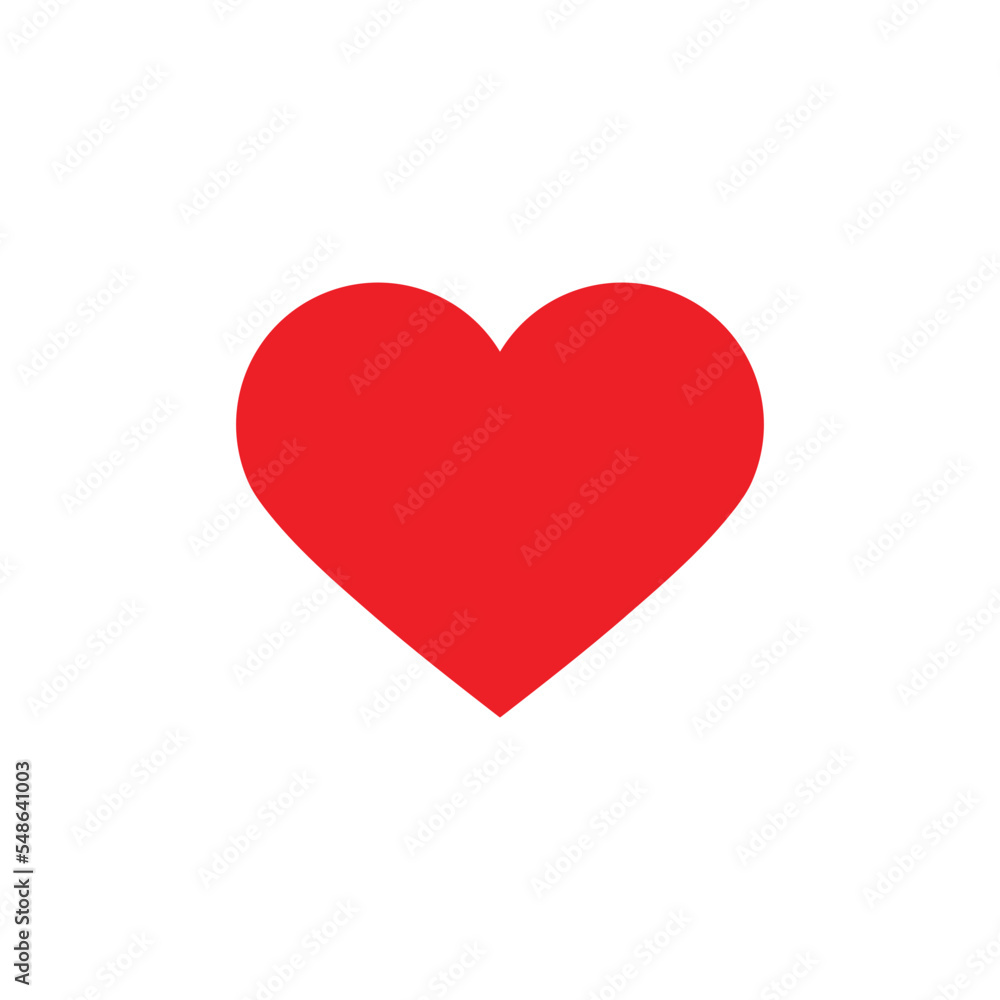 Heart icon logo design template vector isolated illustration Heart icon logo design template vector isolated illustration