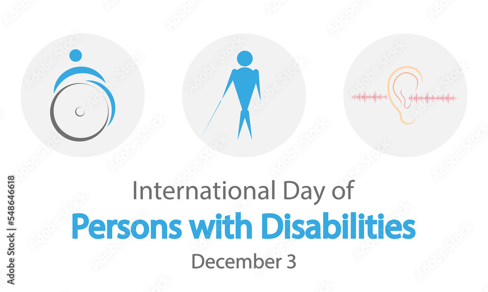 International Day of Persons with Disabilities infographics, vector art illustration. International Day of Persons with Disabilities infographics, vector art illustration.