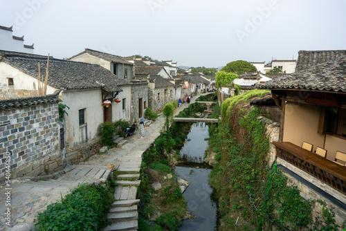Chaji Ancient Town  Jing County  Xuancheng City  Anhui Province  China  China s largest existing Ming and Qing ancient village  national key cultural relics.  