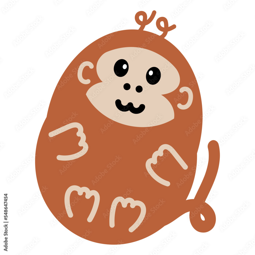 Baby Monkey Childish Element Baby Monkey Childish Element