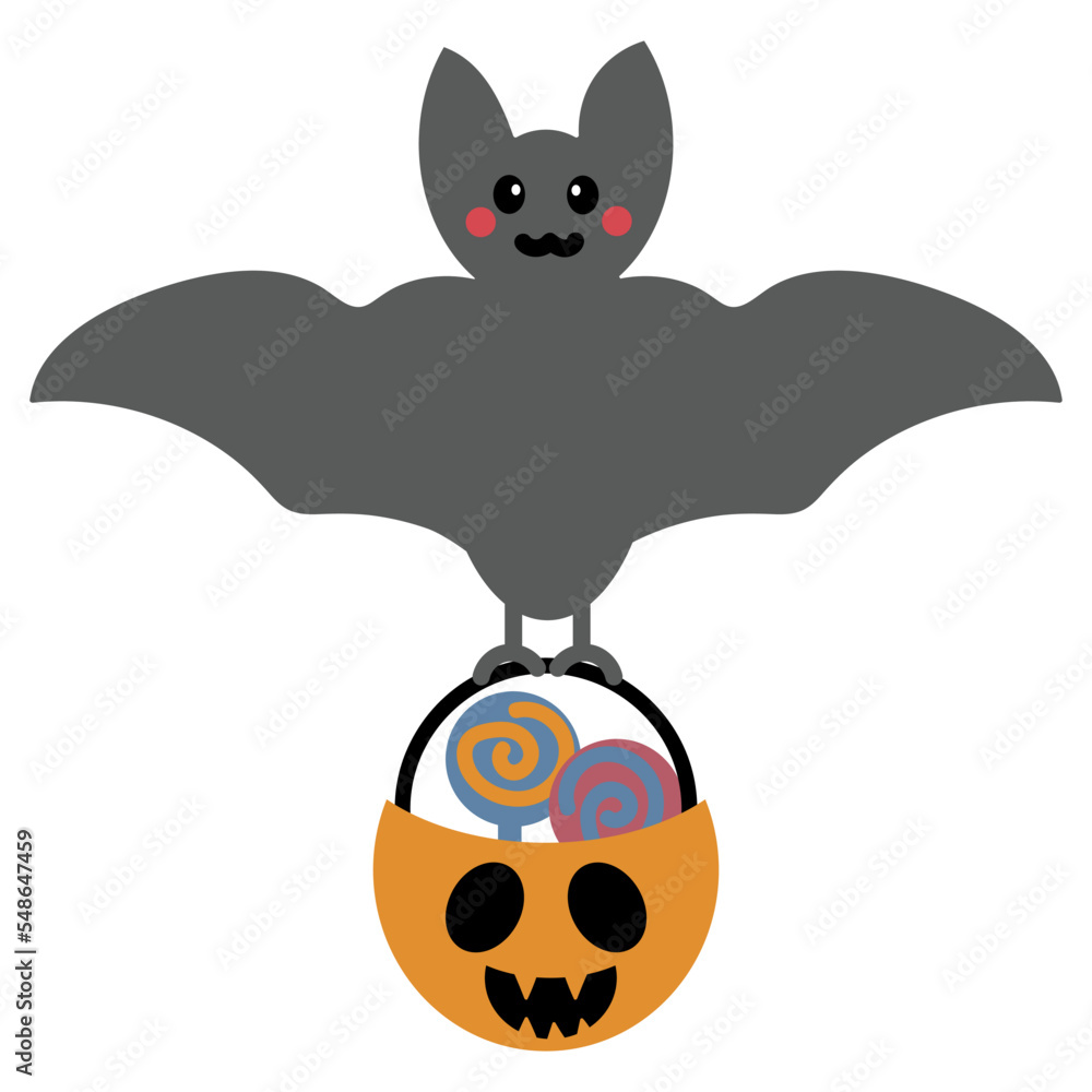 Fototapeta premium Bat Halloween Character Element