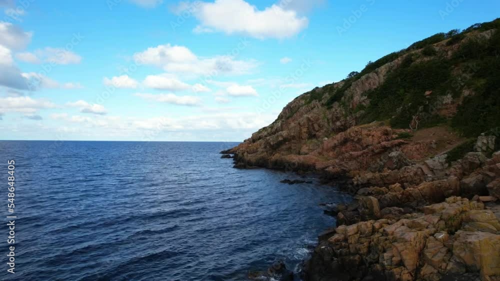 Sharp cliffs by the ocean. Sharp cliffs by the ocean.