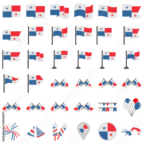 Free Download independence day of Panama icon set vector sign symbol - GFXLoad
