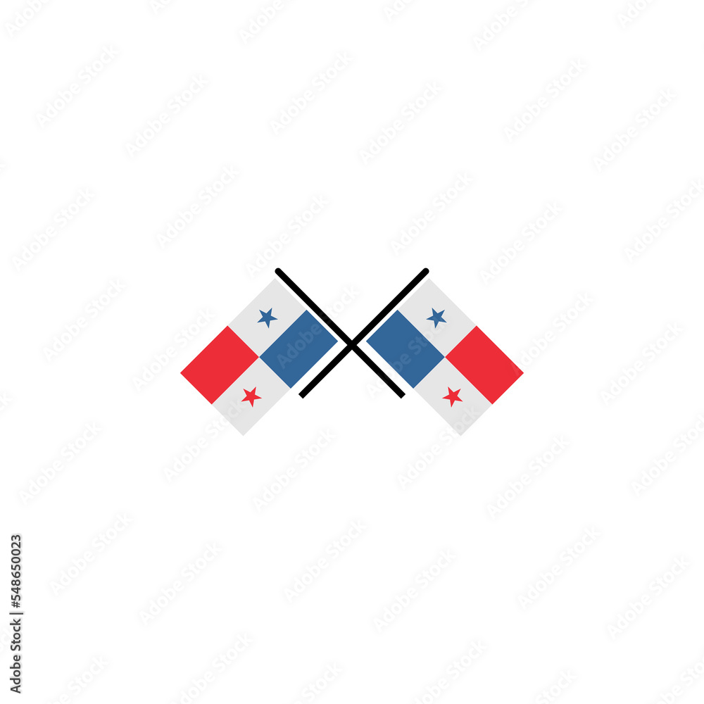 independence day of Panama icon set vector sign symbol