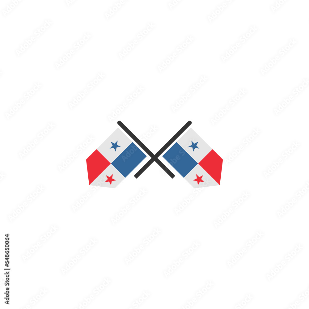 independence day of Panama icon set vector sign symbol independence day of Panama icon set vector sign symbol