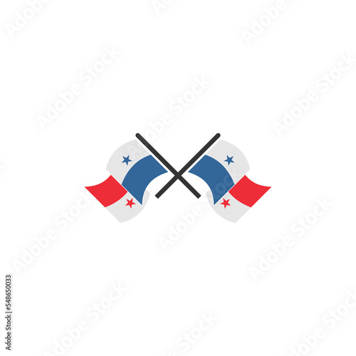 independence day of Panama icon set vector sign symbol