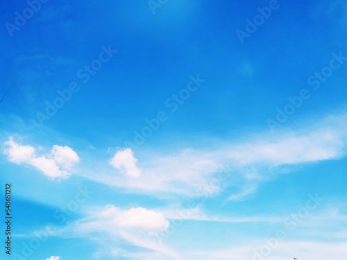 blue sky with clouds