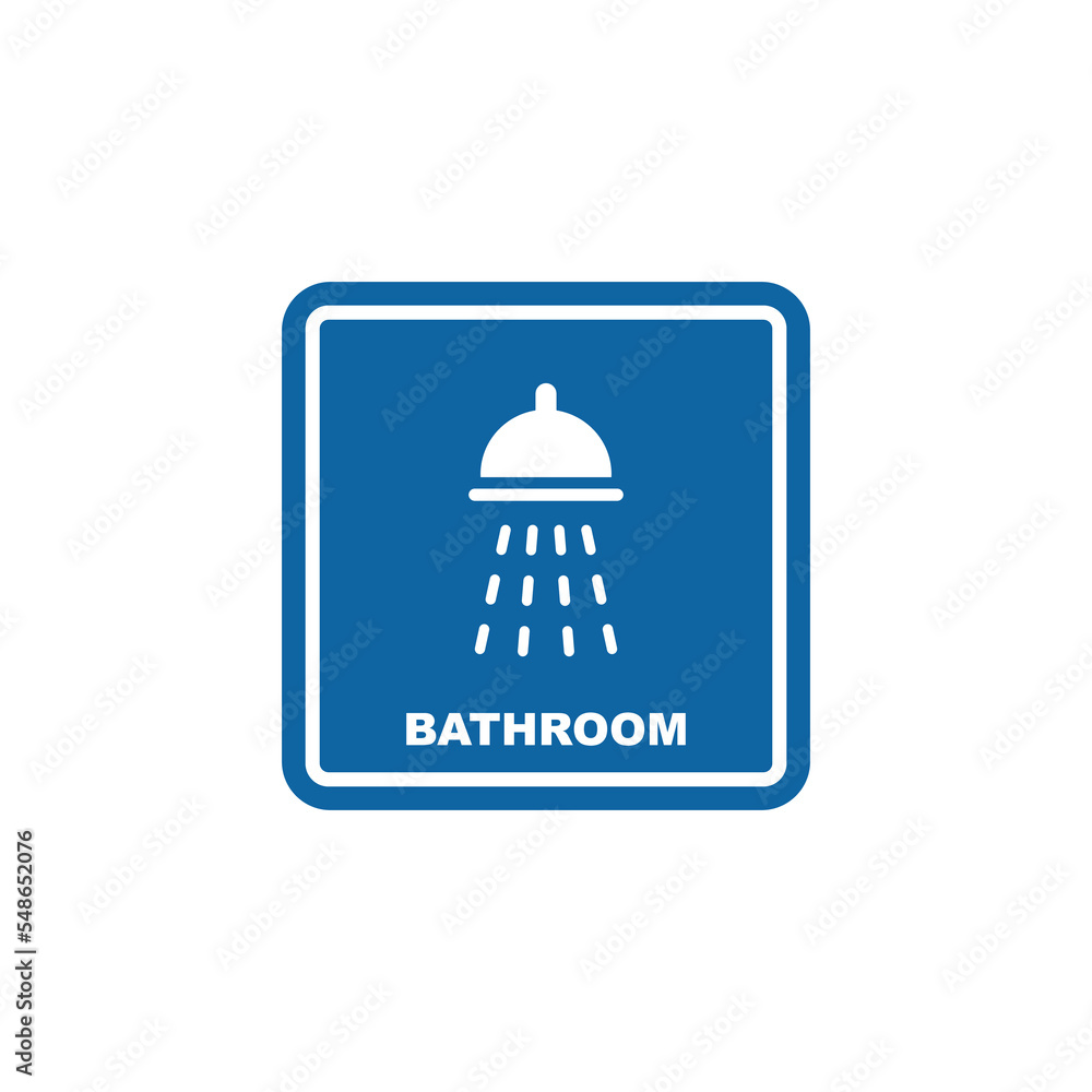 Bathroom symbol icon vector illustration Bathroom symbol icon vector illustration
