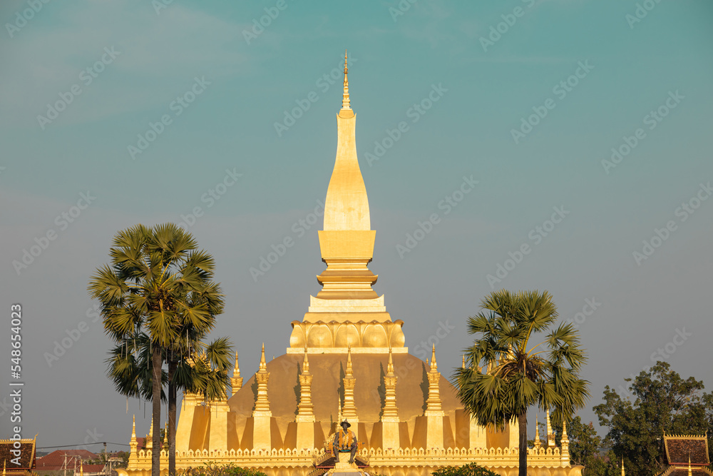 Pha That Luang festival Vientiane, Laos. That-Luang Golden Pagoda in Vientiane, Laos. This place is history of laos and Pha That Luang is know to foreign tourists.