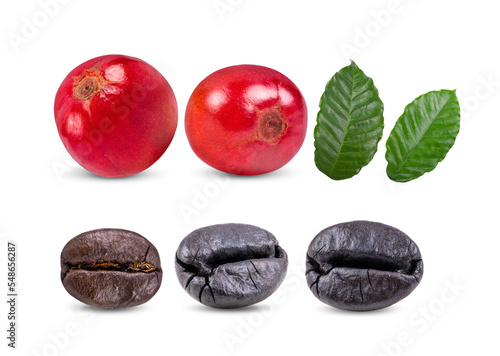 Stampa su tela Coffee isolated on transparent png