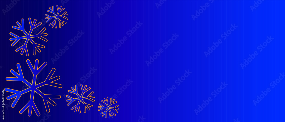 christmas card with snowflake border vector illustration christmas card with snowflake border vector illustration
