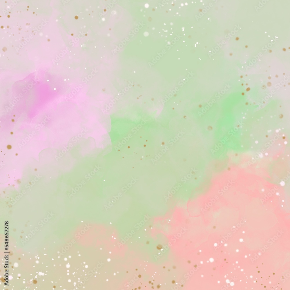 Obraz premium Colorful Watercolor art hand paint beautiful background