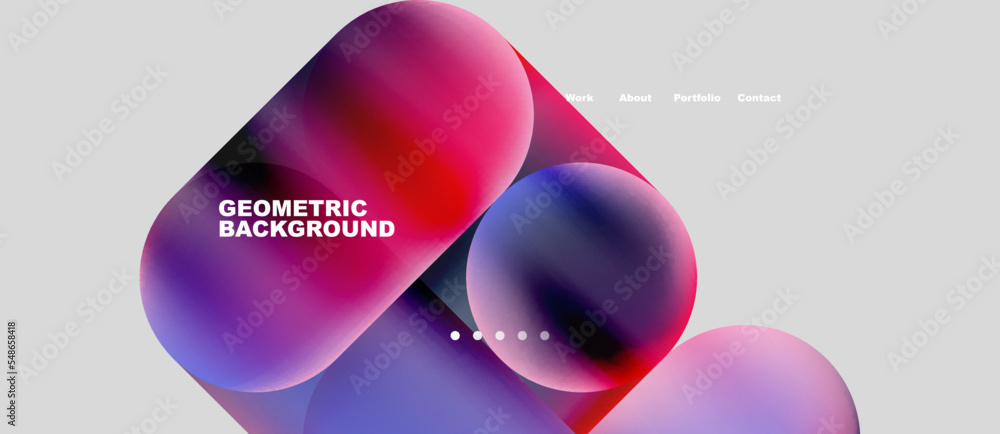 Abstract circles and round shapes landing page background. Vector Illustration For Wallpaper, Banner, Background, Card, Book Illustration, landing page. Pattern design concept Abstract circles and round shapes landing page background. Vector Illustration For Wallpaper, Banner, Background, Card, Book Illustration, landing page. Pattern design concept