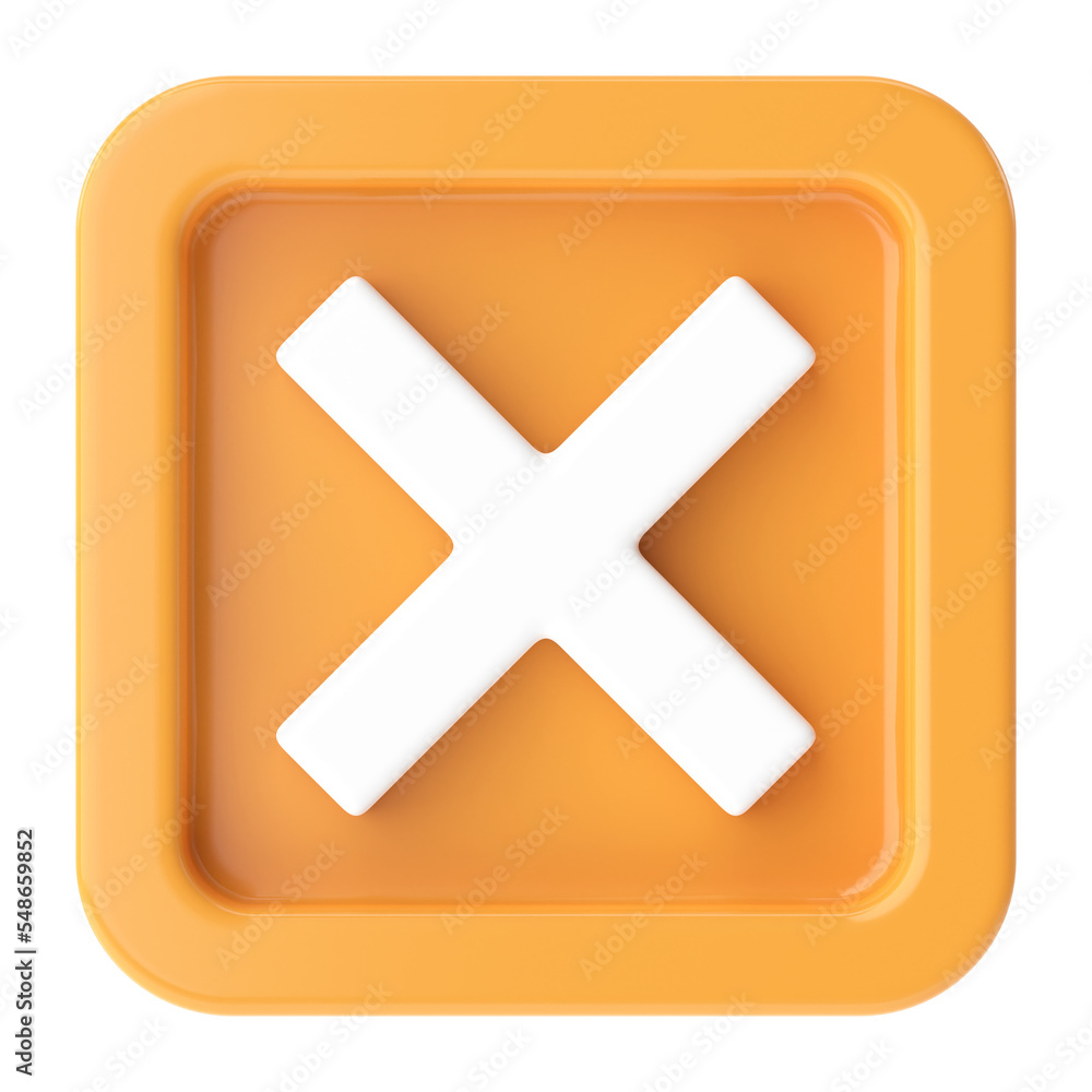 Cross sign. 3D illustration. Cross sign. 3D illustration.