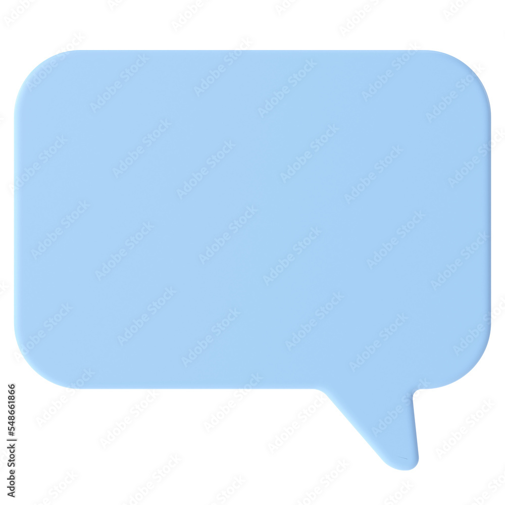 Speech bubble. Speech balloon. Text box. 3D illustration. Speech bubble. Speech balloon. Text box. 3D illustration.