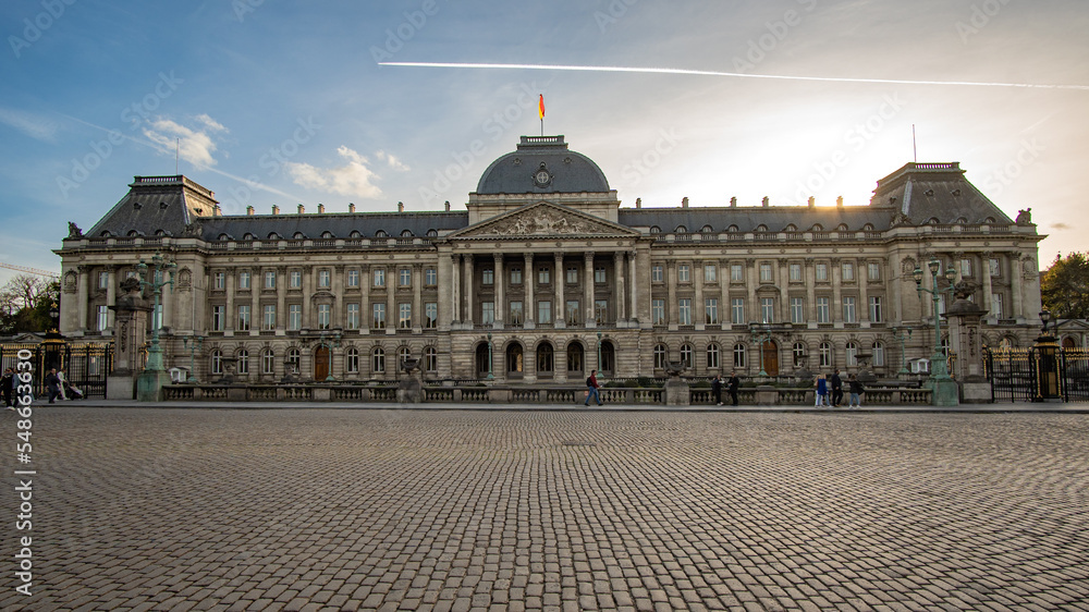 The Royal Palace of Brussels, official palace of the King and Queen of the Belgians