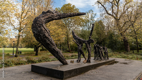 Bilde på lerret National slavery monument in Amsterdam