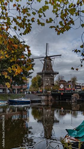 Photography Old windmill In amsterdam